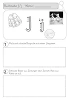 Vorschau - Arbeitsblätter - Buchstabeneinführungn J - Seite 2