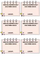 Vorschau - Anderer Materialtyp - Motivations-Kärtchen Abschlussprüfung Kinderriegel - Seite 3