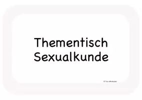 Vorschau - Arbeitsblätter - Schilder Themenecke Sexuelle Bildung - Seite 1