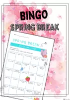 Vorschau - Spiele - Find someone who/Bingo: Spring break (warm-up, speaking) (Oster-/Pfingstferien) - Deckblatt