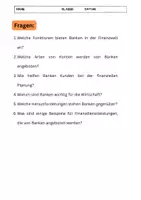 Vorschau - Arbeitsblätter - Die Bank - 6 Fragen zum text - Seite 2