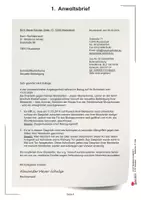 Vorschau - Arbeitsblätter - Lesetraining konkret Klasse 9-10 | Sinnerfassendes Lesen, Sachtexte, Bewerbung, Vertrag, Leserbrief, Zeitungsbericht, Textverständnis | Deutsch Sekundarstufe I Lösungen - Seite 3