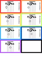 Vista previa - Juegos / Gamificación - Tarjetas notas musicales - Portada