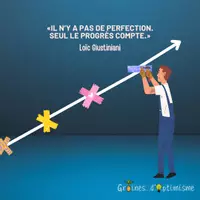 Aperçu - Affichage - Citation - Loic Giustiniani - Progrès - Page de couverture