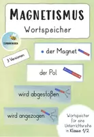 Vorschau - Bildkarten - Magnetismus Wortspeicher - Deckblatt