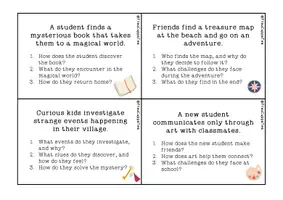 Vorschau - Aufgabenkarten - Creative Writing Prompts - English stories - Seite 1