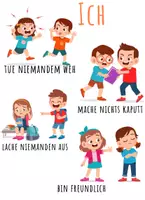 Vorschau - Poster - Schulregeln für die Grundschule - Deckblatt