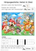 Vorschau - Arbeitsblätter - AnybookPro Material für Daz "Herbst im Wald" - Seite 3