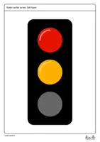 Vorschau - Präsentationen/Tafelbilder - Verkehrserziehung – Die Ampel – Tafelmaterial - Seite 3