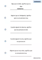 Vista previa - Hojas de trabajo - Trabajamos SINÓNIMOS Y ANTÓNIMOS - página 2