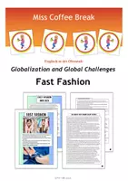 Vorschau - Arbeitsblätter - Fast Fashion: The Hidden Costs behind Cheap Clothes (Reading Comprehension + Reflection) - Deckblatt