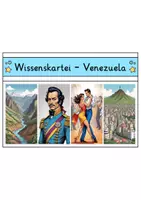 Vorschau - Stationenlernen - Wissenskartei - Venezuela - Seite 1