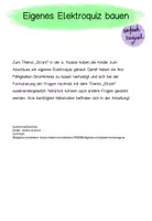 Vorschau - Quiz - Eigenes Elektroquiz bauen 4./5. Klasse - Seite 1