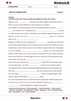 Vorschau - Arbeitsblätter - Migration - Arbeitsblätter - Deckblatt