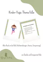 Vorschau - Bildkarten - Kinder Yoga: Thema Füße - Deckblatt