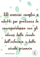 anteprima - Programmi scolastici / Materiali per docenti - Dossier Mindfulness *Informazioni + Esercizi* - Pagina 3