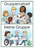 Vorschau - Lehrpläne/Lehrermaterial - Monsterklasse Sozialformen Tafelmaterial Grundschule - Seite 1