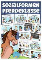 Vorschau - Lehrpläne/Lehrermaterial - Pferdeklasse Sozialformen Klassentier Pferd Tafeltransparenz - Deckblatt