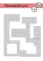 Vorschau - Arbeitsblätter - Spiel zum Flächeninhalt von Quadrat und Rechteck - Seite 2