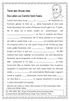 Vorschau - Arbeitsblätter - Komponisten kennen: "Camille Saint-Saens" - Seite 3