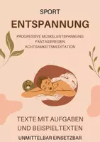 Vorschau - Arbeitsblätter - Entspannung im Sportunterricht - Progressive Muskelentspannung - Fantasiereisen - Achtsamkeitsmeditation - Deckblatt