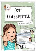 Vorschau - Anderer Materialtyp - Der Klassenrat - Klasse 1 bis 4 #demokratiestärken - Deckblatt