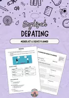 Vorschau - Arbeitsblätter - Debating in English - Deckblatt