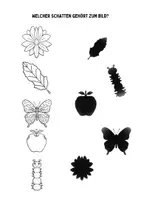 Vorschau - Arbeitsblätter - Rätselaufgaben zum Thema Raupe und Schmetterling/Symmetrie - Seite 3