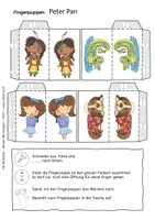 Vorschau - Mal- und Bastelvorlagen - Peter Pan - Fingerpuppen - Seite 3