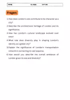 Vorschau - Arbeitsblätter - London - 6 Fragen zum Text auf Englisch - Seite 2