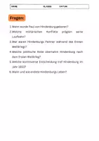 Vorschau - Arbeitsblätter - Paul von Hindenburg - 6 Fragen zum Text - Seite 2