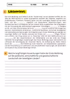 Vorschau - Arbeitsblätter - 1. Weltkrieg Arbeitsblatt - Schlachten und Technologie - Aufgaben + Lösung - Seite 2