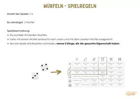 Vorschau - Spiele - Würfelspaß: Name 5 things that are Wortschatz Training - Seite 3
