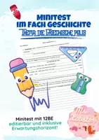 Vorschau - Test - Mini-Test: Die griechische Polis - Deckblatt