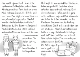 Vorschau - Arbeitsblätter - Glveckspilze24 Wachsendes Set Lesehausaufgaben Leseverständnis Leseheft Leseförderung - Seite 2