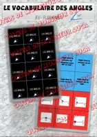 Aperçu - Feuilles d'exercices - les angles (FLASHCARDS)+ exercice (1 p.). - Page de couverture