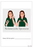 Vorschau - Fördermaterial/Inklusion - Operatoren im Fach Mathematik - Gebärdensprache -Sek I - Seite 3