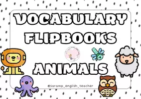Vista previa - Manualidades / Dibujos para colorear - ANIMALS & BUGS FLIPBOOKS - página 1