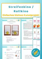 Vorschau - Mal- und Bastelvorlagen - Materialpaket optische Spielzeuge Kunstprojekt - Seite 1