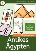 Vorschau - Mal- und Bastelvorlagen - Antikes Ägypten - Fingerpuppen - Deckblatt