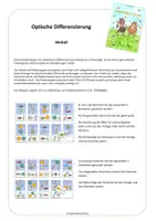 Vorschau - Stationenlernen - Klettmappen: Weltall (optische Differenzierung) - Seite 1