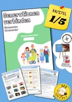 Vorschau - Arbeitsblätter - Verschiedene Lebensformen! (Unterschiedliche Familienformen, Familienbild im Wandel der Zeit) - Deckblatt