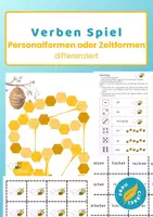 Vorschau - Spiele - Spiel Verben konjugieren - Deckblatt