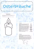 Vorschau - Arbeitsblätter - Osterbräuche - das Kirchenjahr (ev.) - Deckblatt