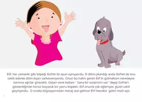 Vorschau - Stationenlernen - Babamın Sürprizi /Kamishibai Türkisch/Wortschatz/Lesetraining - Seite 1