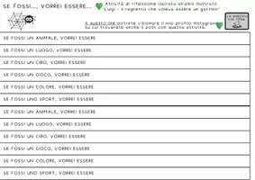 anteprima - Esercizi - SE FOSSI...VORREI ESSERE... - Riflessione e scrittura - Pagina di copertina