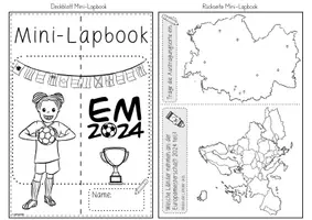 Vorschau - Arbeitsblätter - Mini-Lapbook Fußball EM 2024 | Europameisterschaft - Seite 2