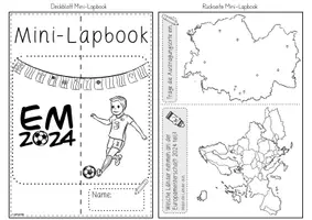 Vorschau - Arbeitsblätter - Mini-Lapbook Fußball EM 2024 | Europameisterschaft - Seite 3