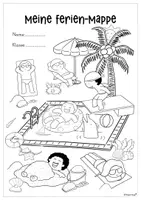 Vorschau - Arbeitsblätter - Ferienmappe: Erste Klasse üben/ Fit für die 2.Klasse / Übungsblätter Sommerferien Heft/ Lesen üben - Seite 2