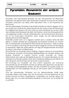 Vorschau - Arbeitsblätter - Pyramiden: Monumente der antiken Baukunst: 6 Fragen zum Text - Seite 1
